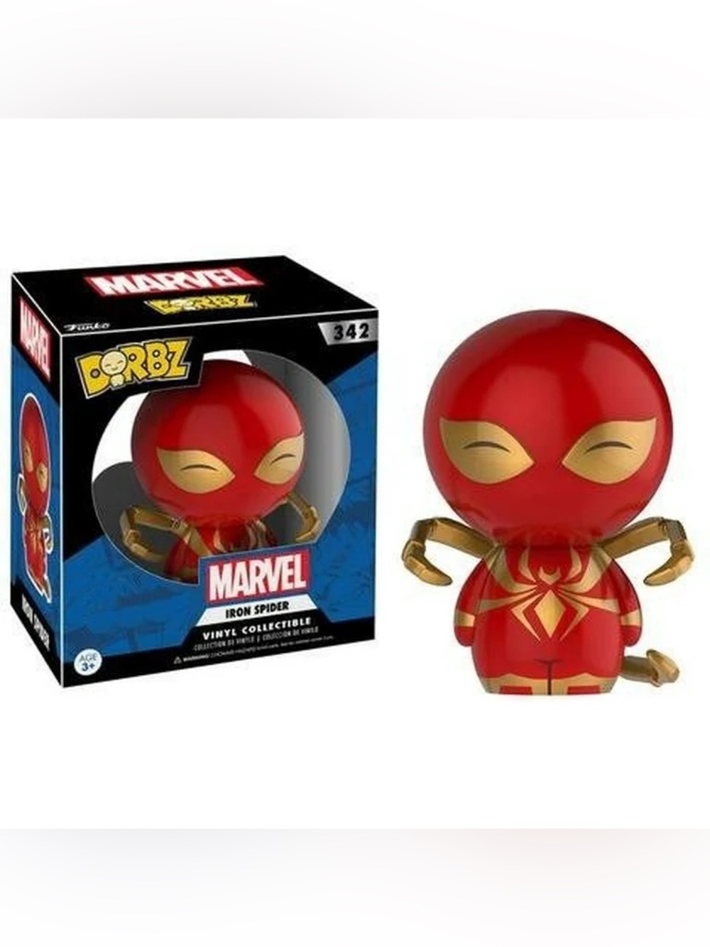 Marvel Dorbz Iron Spider Red & Gold Vinyl Figure (342)